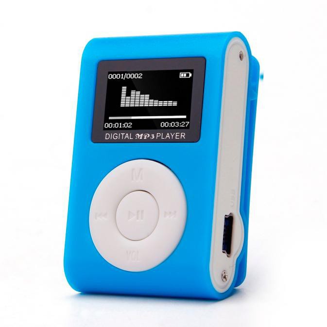 Máy nghe nhạc MP3 thể thao với màn hình LCD 4 bên