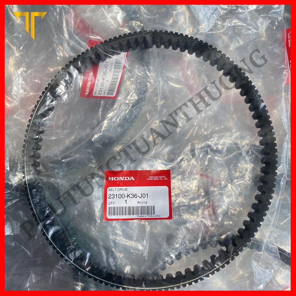 Dây curoa K35 K36 2 mặt răng Honda Thái Cho Xe Vairo Click Ab 125 150