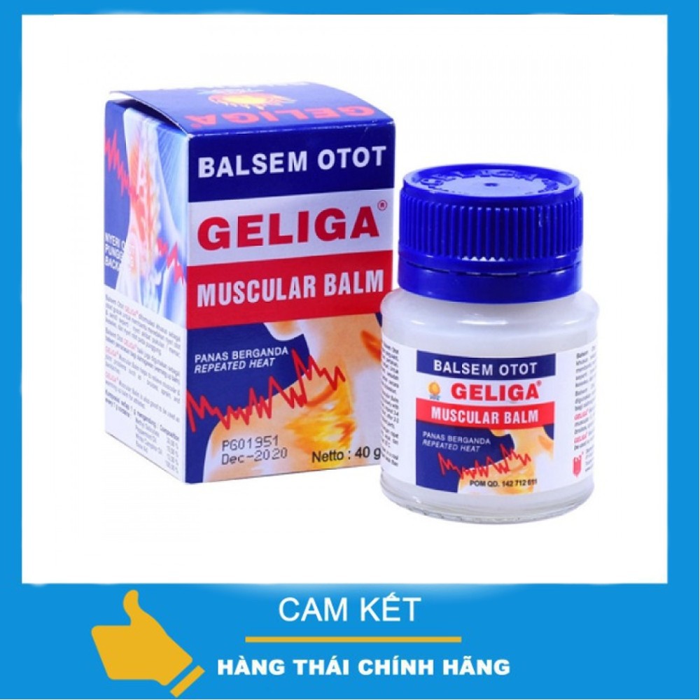 Dầu Cù Là Lửa Geliga Muscular Balm 40g Thái Lan chính hãng