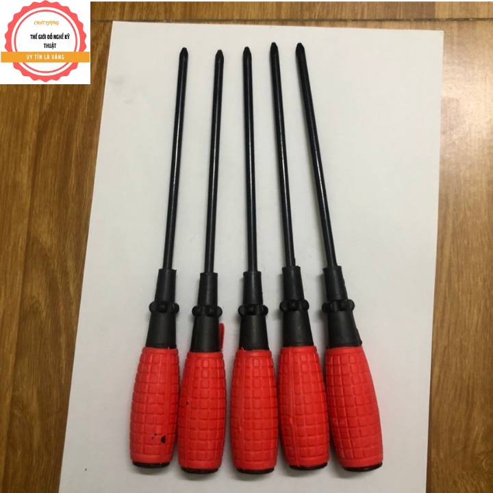 Tô vít Tay Cầm Đỏ thân 6mm ( loại dài 25cm )
