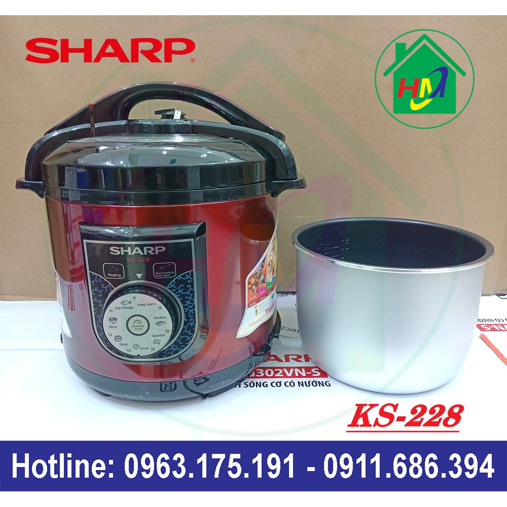 Nồi Áp Suất Đa Năng Sharp KS-228 Dung Tích 6L