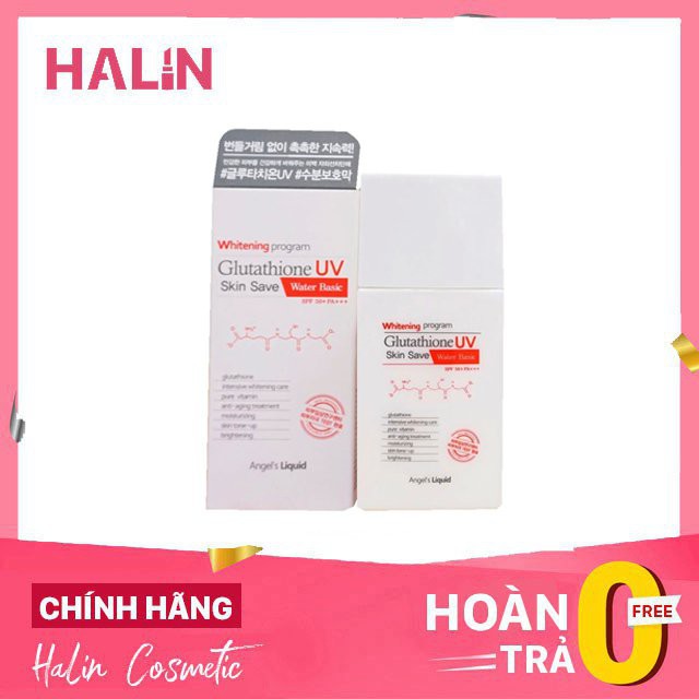 Kem chống nắng Glutathione UV Skin Save Angel’s Liquid💖FREESHIP💖Kem chống nắng HALI0OOO