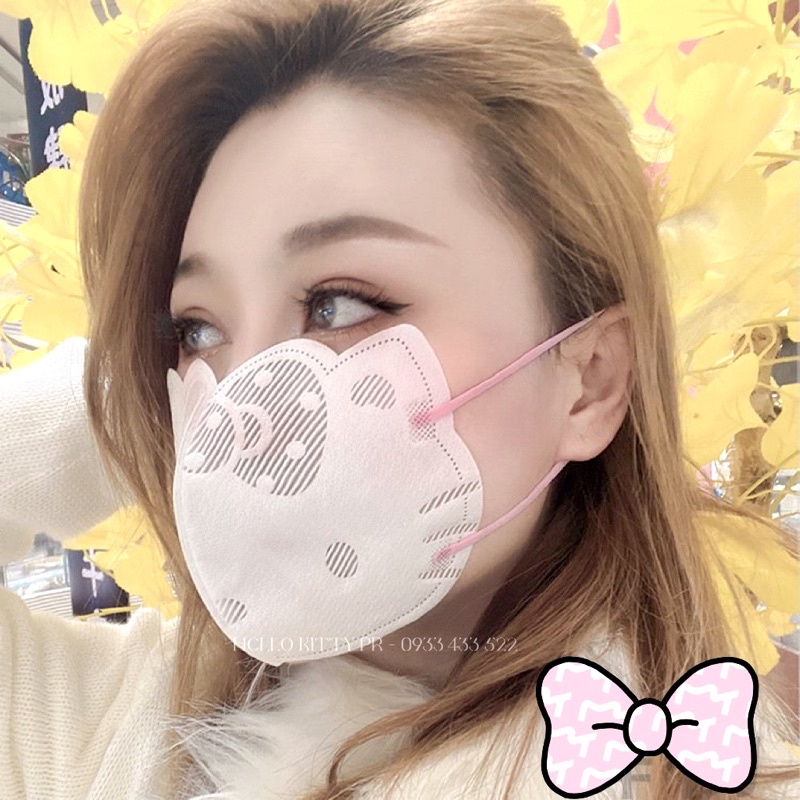Khẩu trang y tế Hello Kitty - Doremon