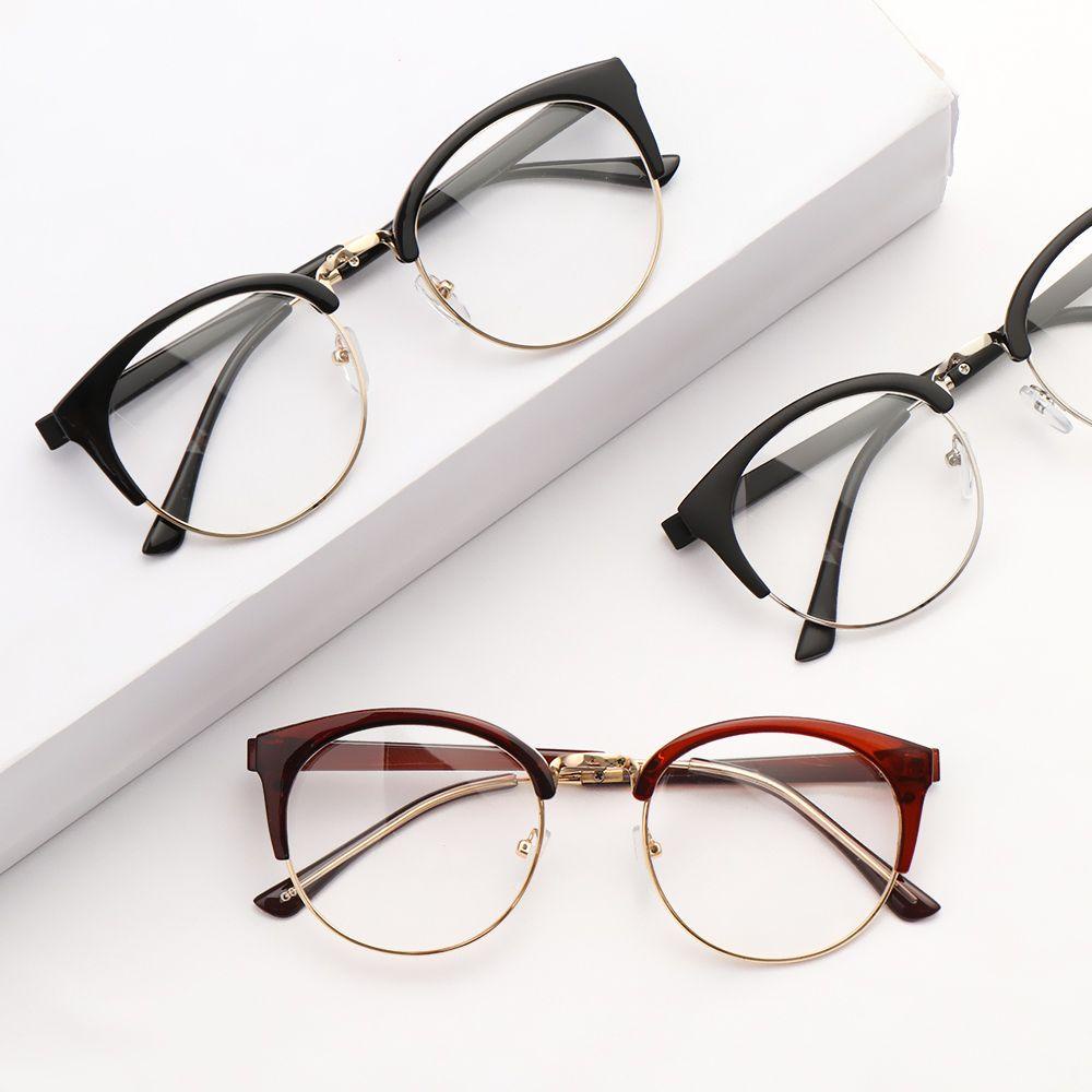 MIH Kính Mát Tròng Trong Suốt Phong Cách Vintage Cho Nam Và Nữ