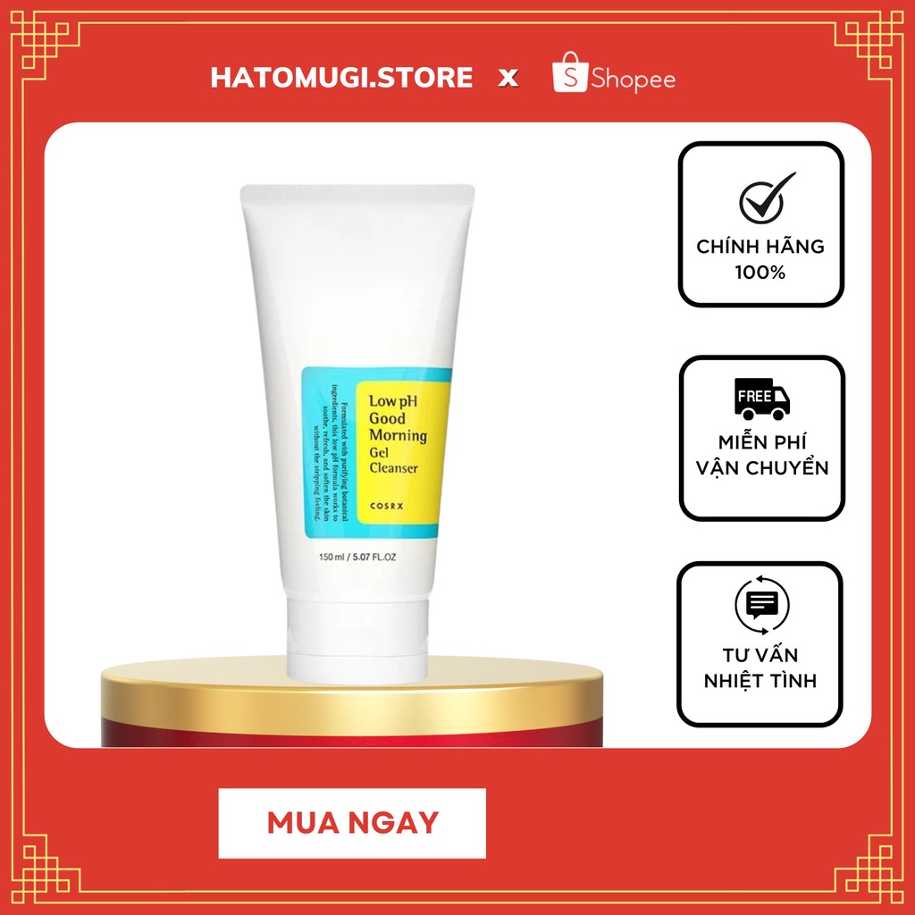 𝐒ữ𝐚 𝐑ử𝐚 𝐌ặ𝐭 𝐂𝐨𝐬𝐫𝐱 𝐋𝐨𝐰 𝐏𝐇 𝐆𝐨𝐨𝐝 𝐌𝐨𝐫𝐧𝐢𝐧𝐠 𝐆𝐞𝐥 𝐂𝐥𝐞𝐚𝐧𝐬𝐞𝐫 𝟏𝟓𝟎𝐦𝐥 𝐇à𝐧 𝐐𝐮ố𝐜 / 𝐆𝐞𝐥 𝐑ử𝐚 𝐌ặ𝐭 𝐂𝐨𝐬𝐫𝐱 𝐜𝐡𝐢ế𝐭 𝐱𝐮ấ𝐭 𝐭𝐫à 𝐱𝐚𝐧𝐡 độ 𝐏𝐇 𝐭𝐡ấ𝐩