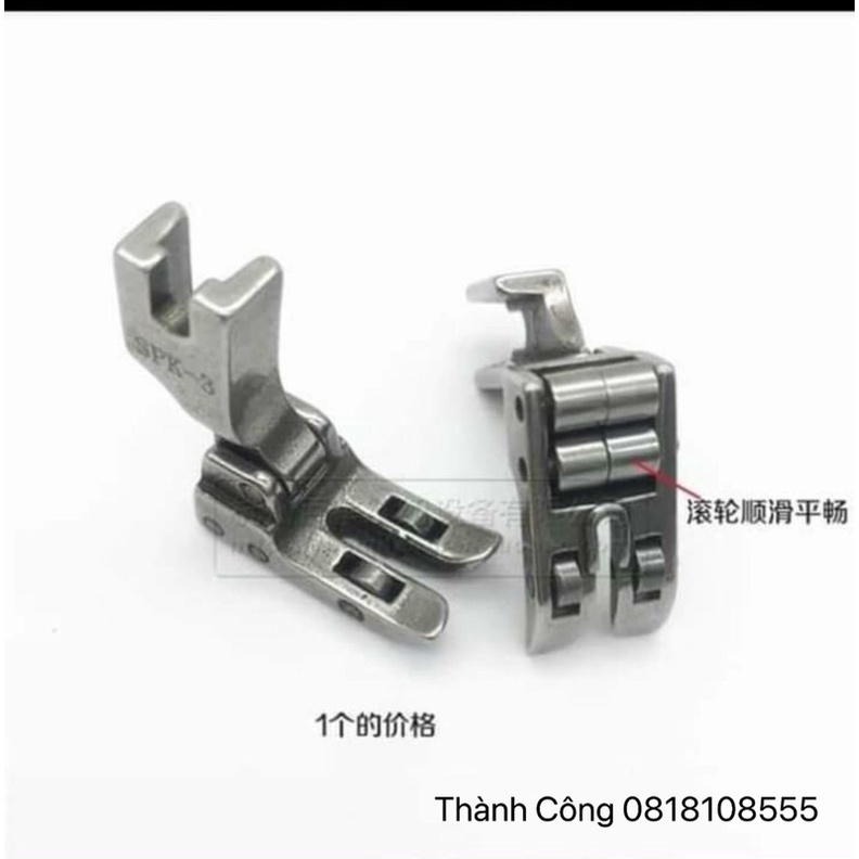 Chân Vịt Bánh Xe may da, may vải dầy SPK-3. chân vịt 6 bánh máy may CN 1 kim