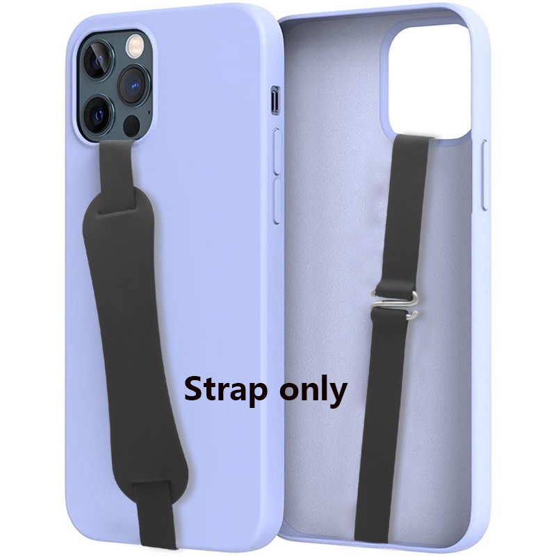 Dây Đeo Cổ Tay / Điện Thoại Bằng Silicon Nhiều Màu Chống Rơi Đa Năng