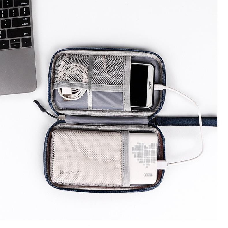 Túi đựng phụ kiện công nghệ SOLANO túi đựng điện thoại, pin dự phòng, cáp sạc, ổ cứng di động đa năng TA-001334