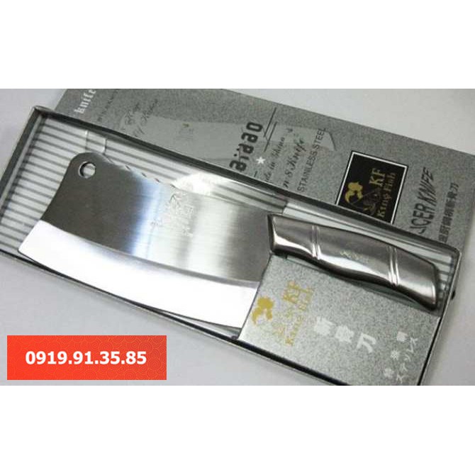Dao Chặt Xám Thép Không Gỉ
