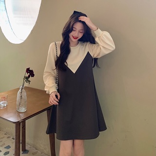 [ORDER] Váy basic dáng suông tay bồng ulzzang