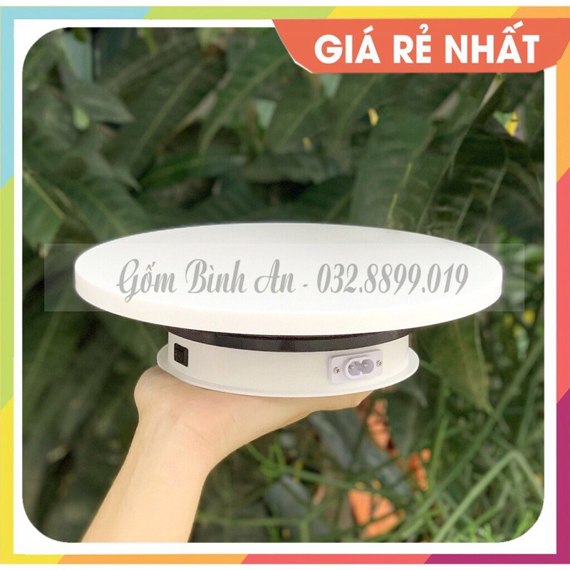 HÀNG LOẠI 1 - BÀN XOAY ĐIỆN 3 CỠ ( 15 CM - 25 CM - 35 CM) chụp ảnh và quay video trưng bày sản phẩm NA250