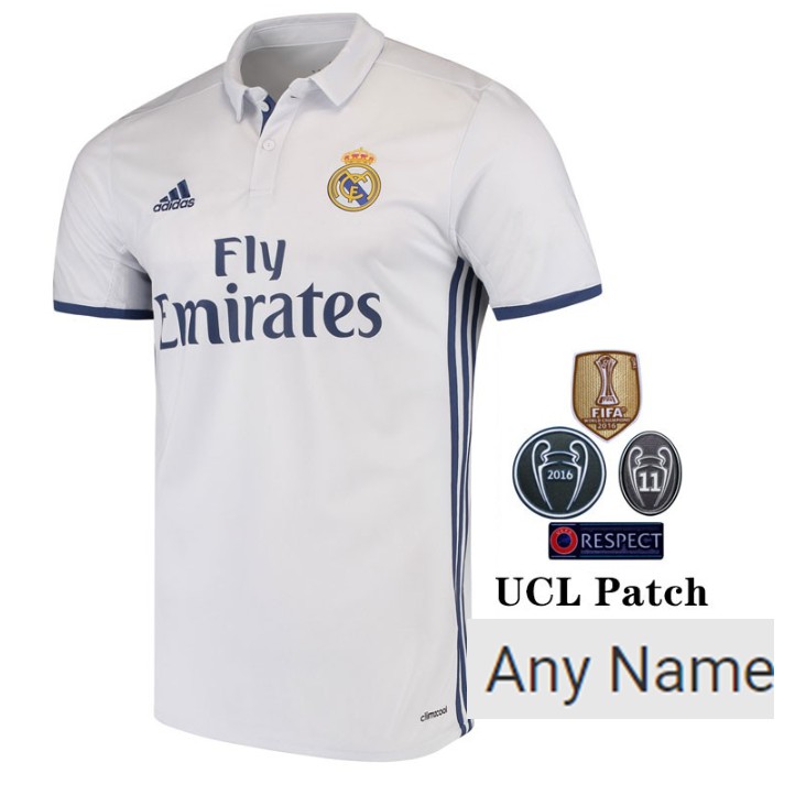 Áo thun bóng đá câu lạc bộ Real Madrid CF Jersey 16/17