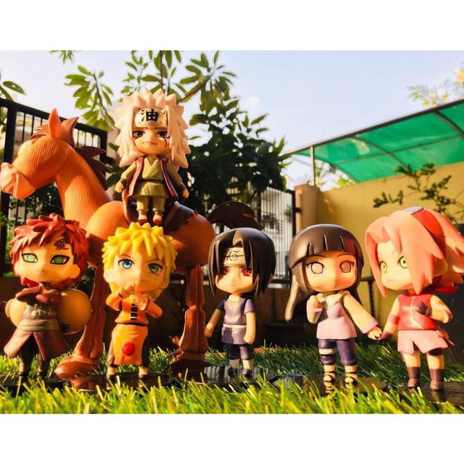 Mô Hình Nhân Vật Anime Naruto Sasuke Sakura Hinata Jiraiya Chibi Nendoroid