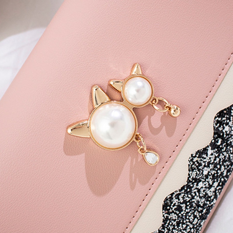 Túi Xách Đeo Chéo Hình Vuông Cỡ Nhỏ Phối Dây Đeo Sợi Xích Thời Trang Cho Nữ