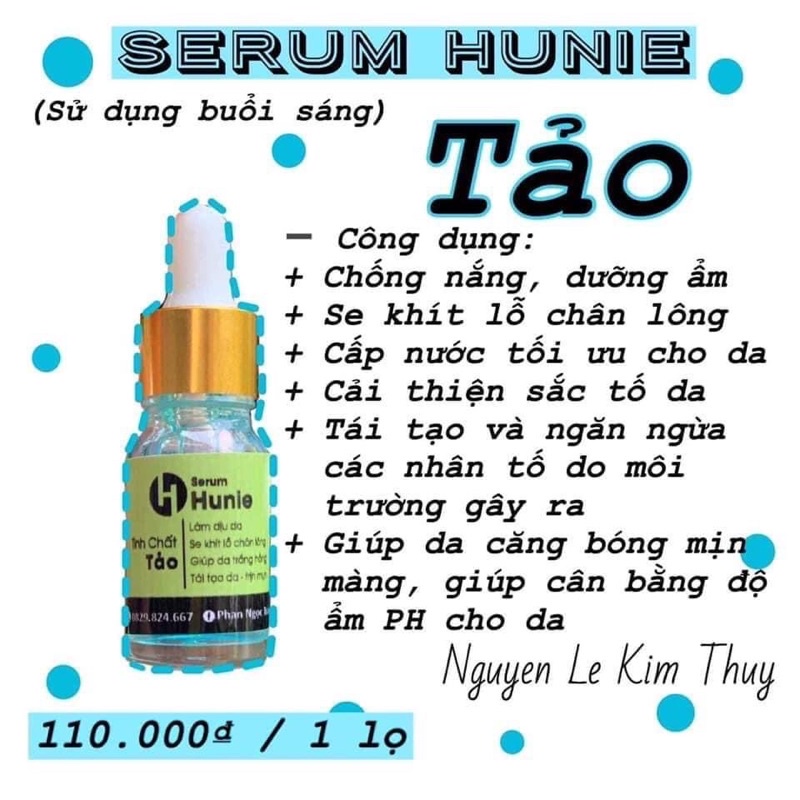 SERUM DƯỠNG DA HUNIE ( CHÍNH HÃNG ) TẶNG KÈM QUÀ | BigBuy360 - bigbuy360.vn
