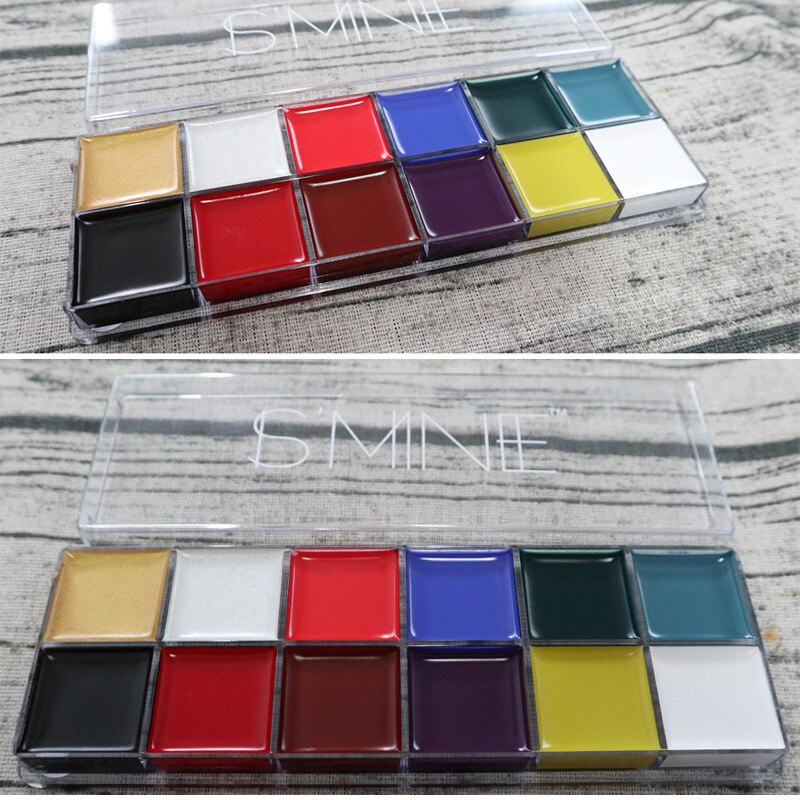 Bảng 12 Màu Sơn Dầu Trang Điểm Mặt Và Cơ Thể Hóa Trang Halloween | BigBuy360 - bigbuy360.vn