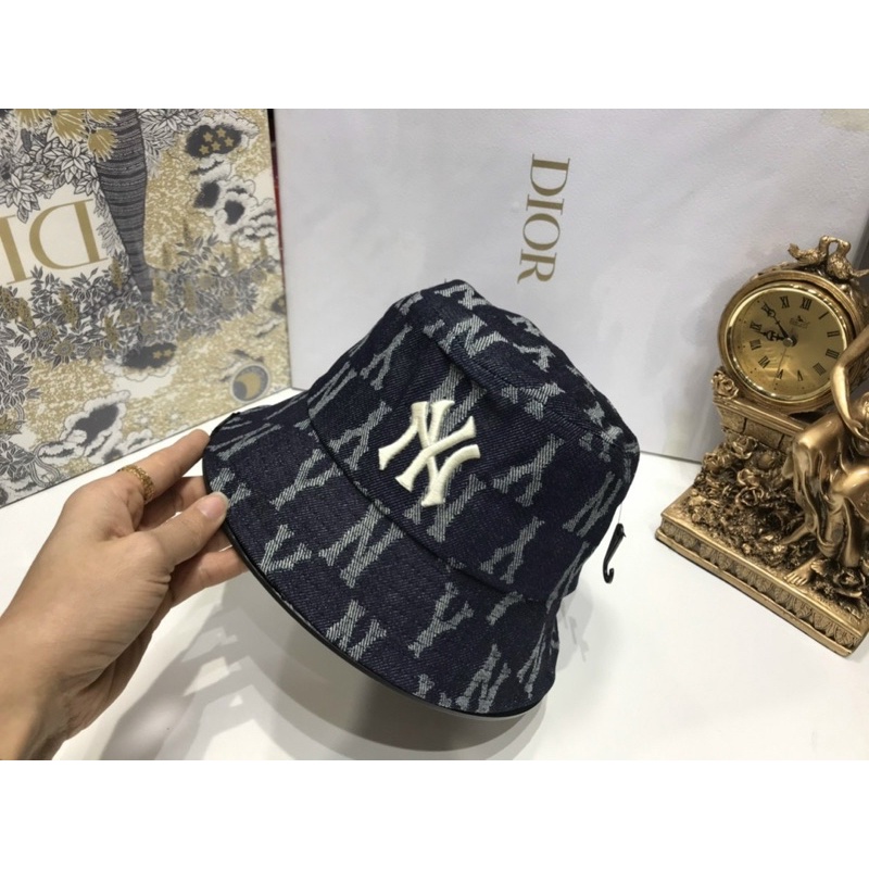 Mũ bucket vải Jeans From Unisex MLB Cao Cấp Siêu Đẹp Hot trend Nam
