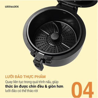 [LOCK&LOCK]NỒI CHIÊN KHÔNG DẦU 6.5L-EJF286BLK