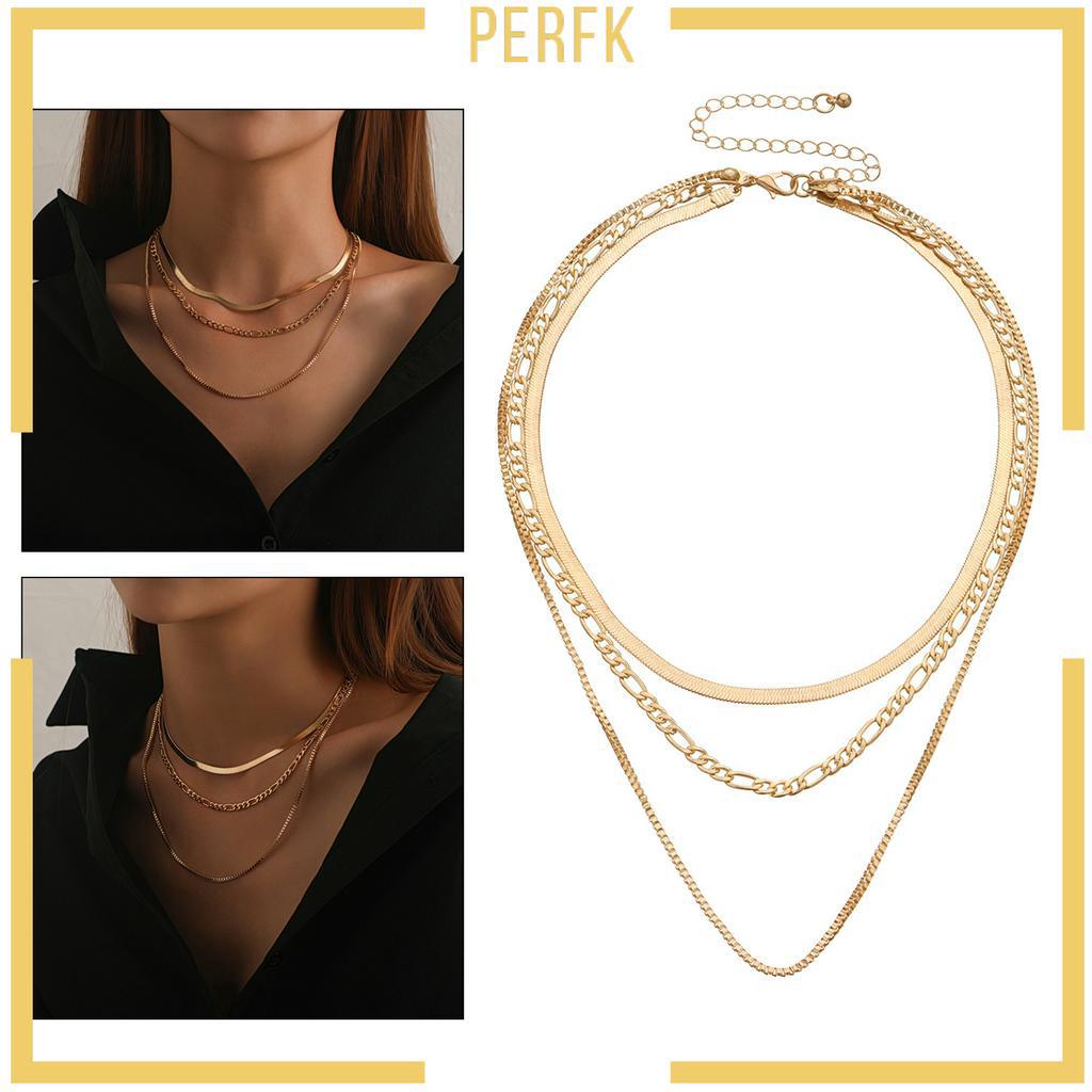 vòng cổ Nhiều Lớp Thiết Kế Đơn Giản Phong Cách Hip-Hop