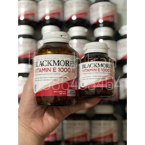 Viên uống Natural Vitamin E 1000IU Blackmores