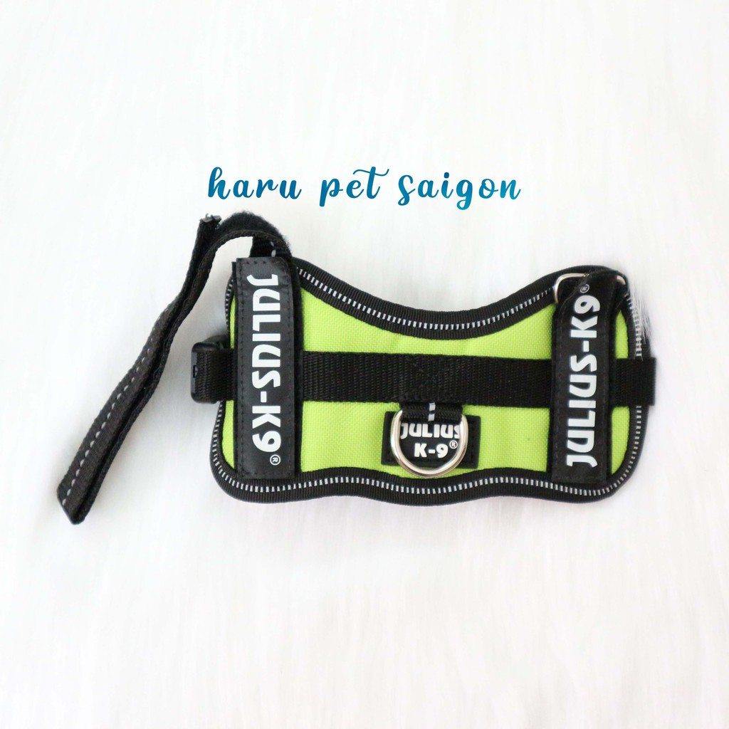 Dây đai cho Chó Julius K9 (xanh neon - size nhỏ)