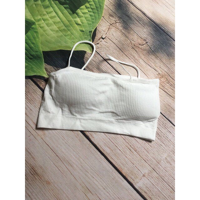 Áo bra tăm 2 dây gợi cảm, trẻ trung, áo lót bralette cotton học sinh, Leblur | BigBuy360 - bigbuy360.vn