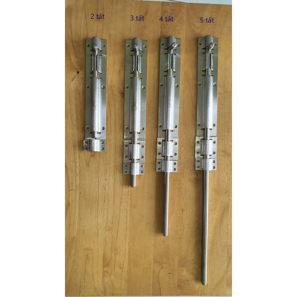 Chốt cửa đứng INOX dài 20-30-40-50 cm dùng cho các loại cửa : Nhôm, gỗ, sắt
