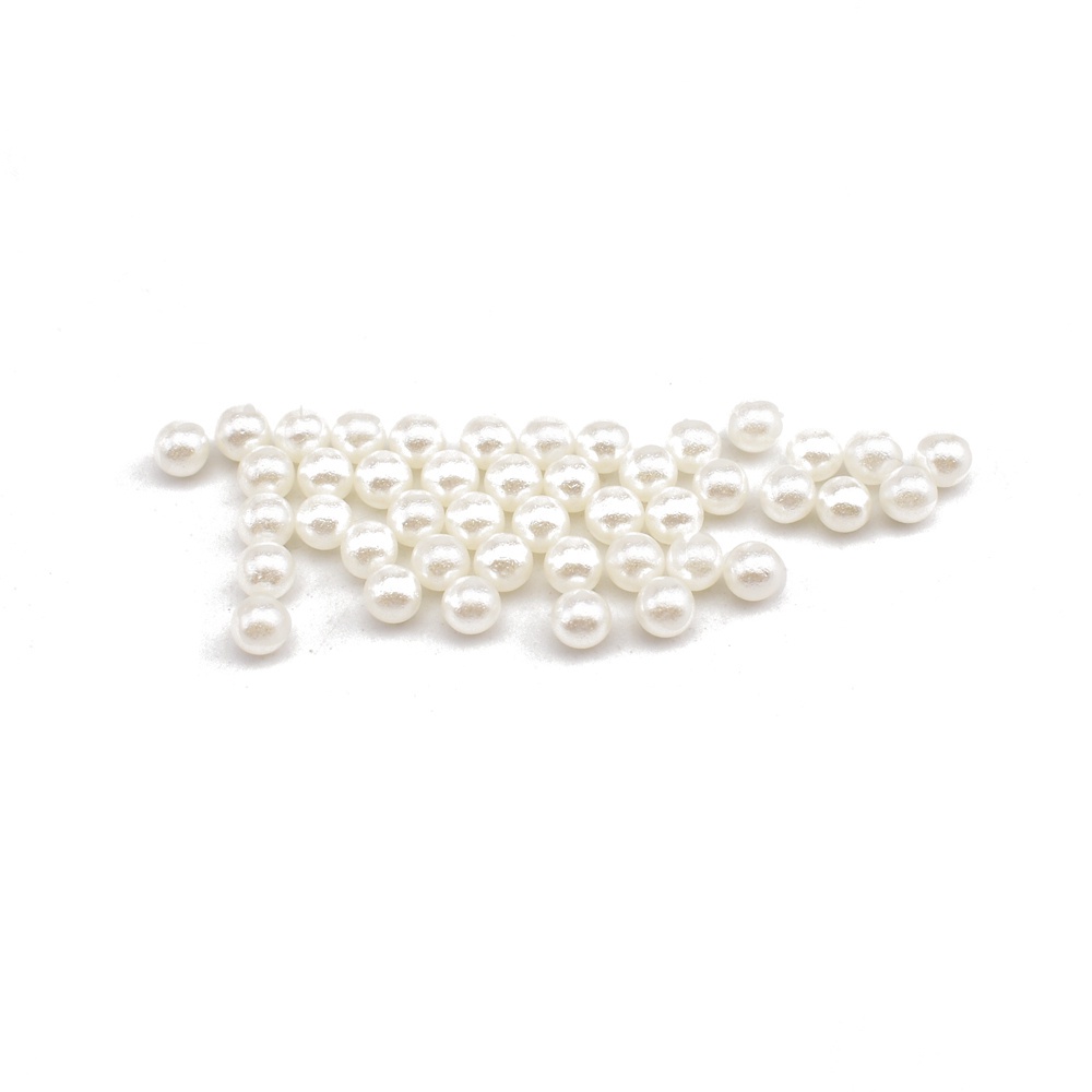 Set 200-2000 Hạt Ngọc Trai Tròn Không Lỗ 1.5-3mm Làm Trang Sức DIY J3S383