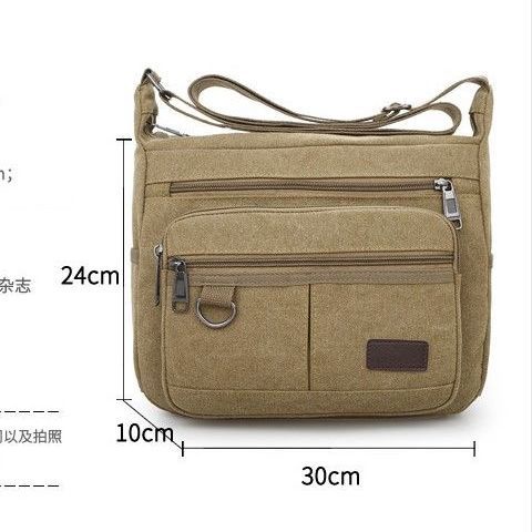 Phép thuật🎏Túi đeo vai vải Canvas cỡ lớn thời trang mùa xuân cho nam | BigBuy360 - bigbuy360.vn
