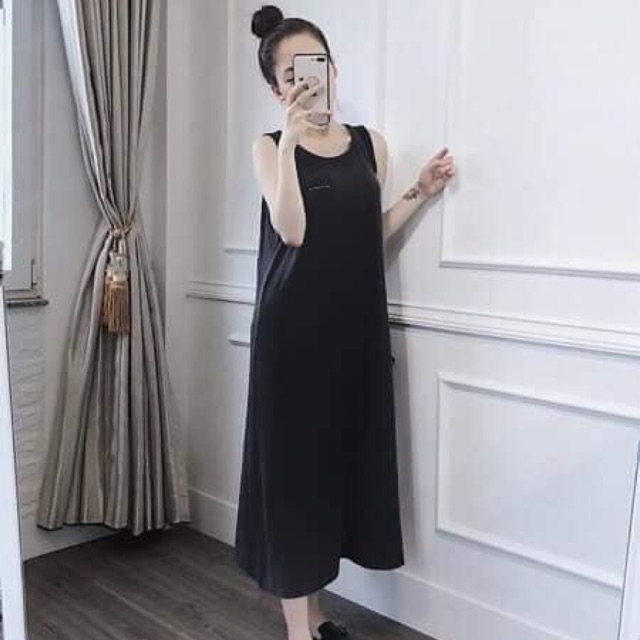 Đầm suông sát nách