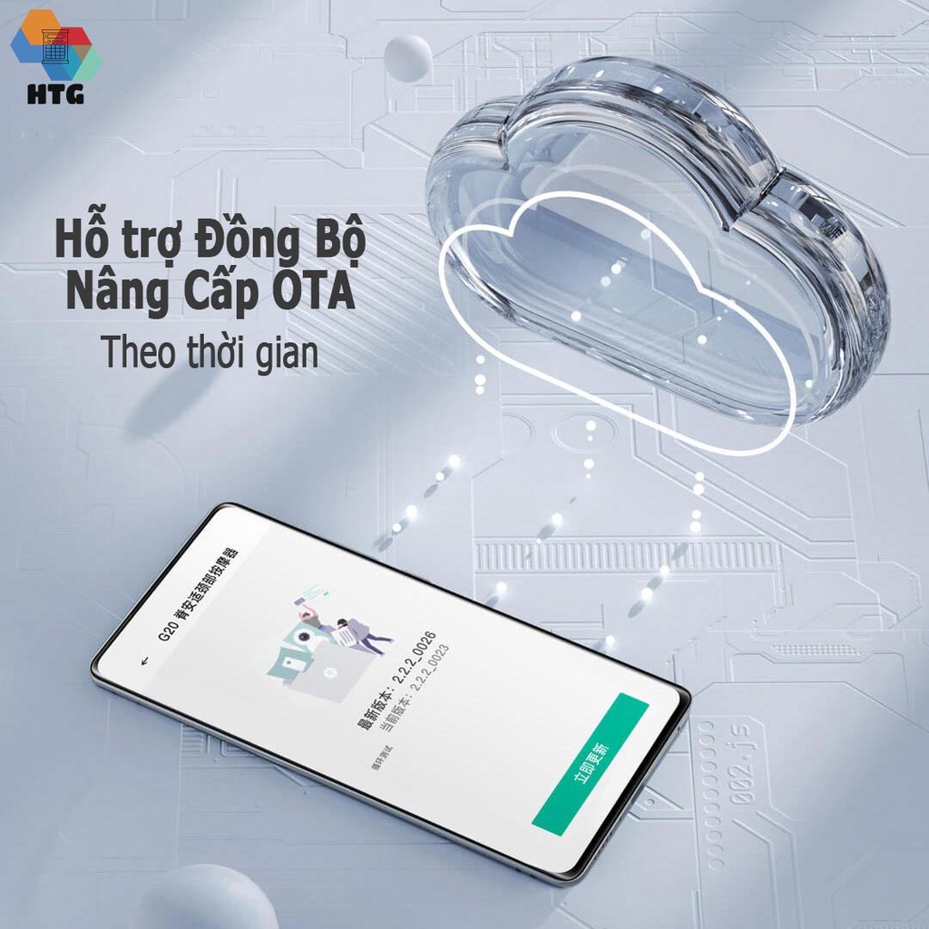 Máy massage cổ Xiaomi Jeeback G20 massage 3 mức nhiệt, kết nối App Mihome cùng remote điều khiển,15 cường độ mạnh mẽ