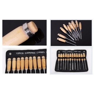 Bộ 12 mũi đục gỗ