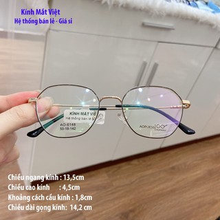 Gọng kính cận kim loại thời trang nữ KMV AO6148 nhiều màu