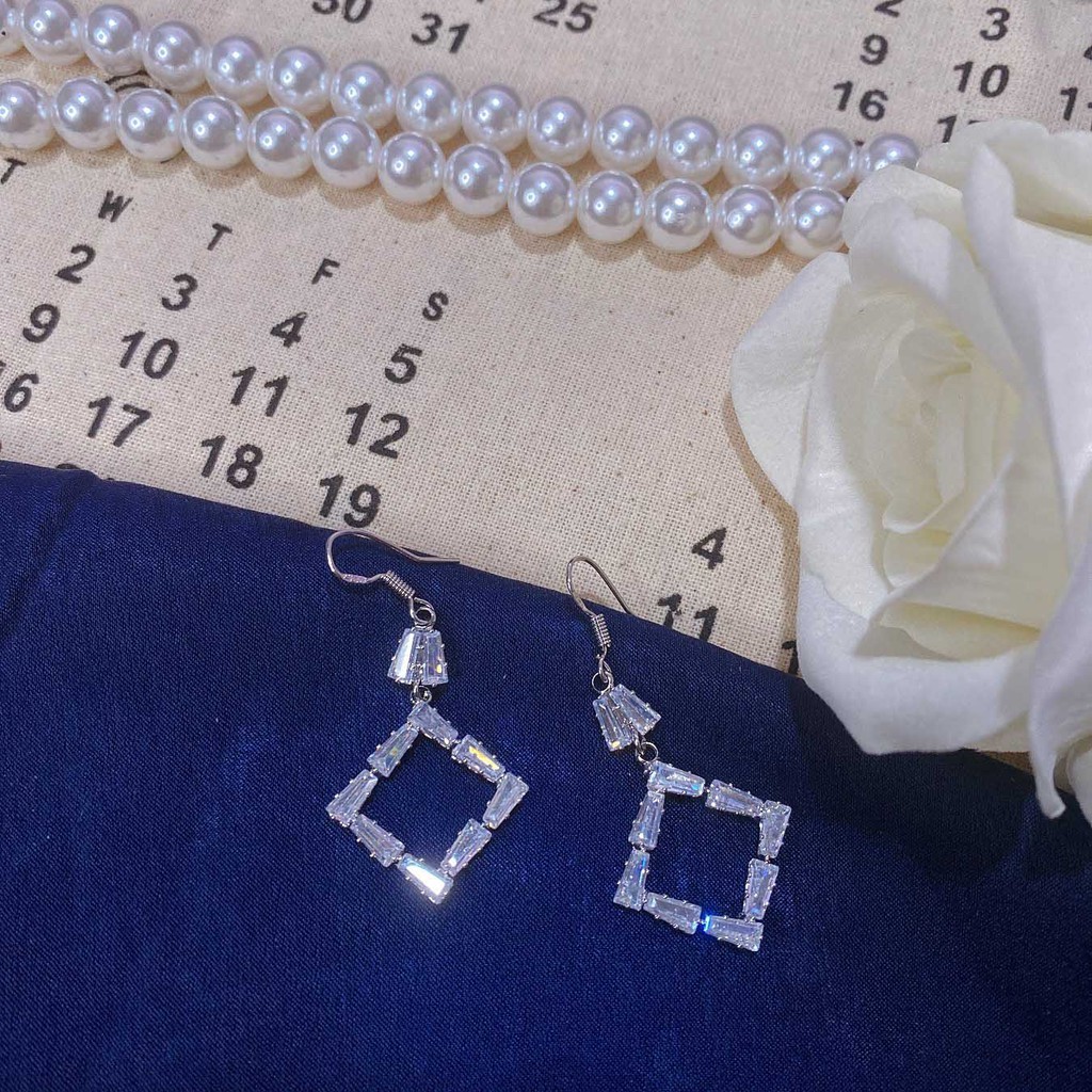 BÔNG TAI NỮ ĐÍNH ĐÁ PHA LÊ SANG TRỌNG HÌNH GIỌT NƯỚC , TIM , NGÔI SAO , TRÒN , TỨ GIÁC , TAM GIÁC 1345