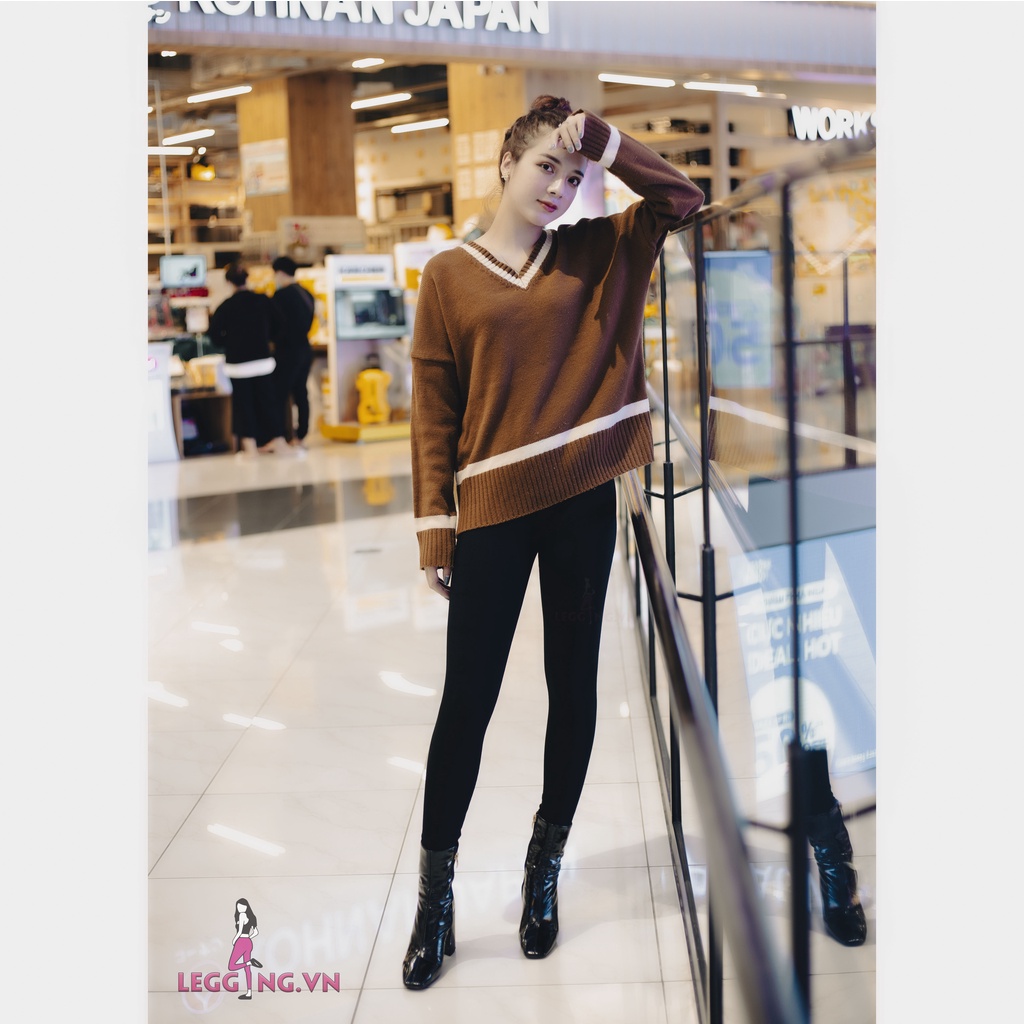 Quần Legging Nữ Cotton Hàn Xịn Đen 2 Túi Basic Best Seller [Video Mẫu Mặc + Ảnh Thật] | BigBuy360 - bigbuy360.vn