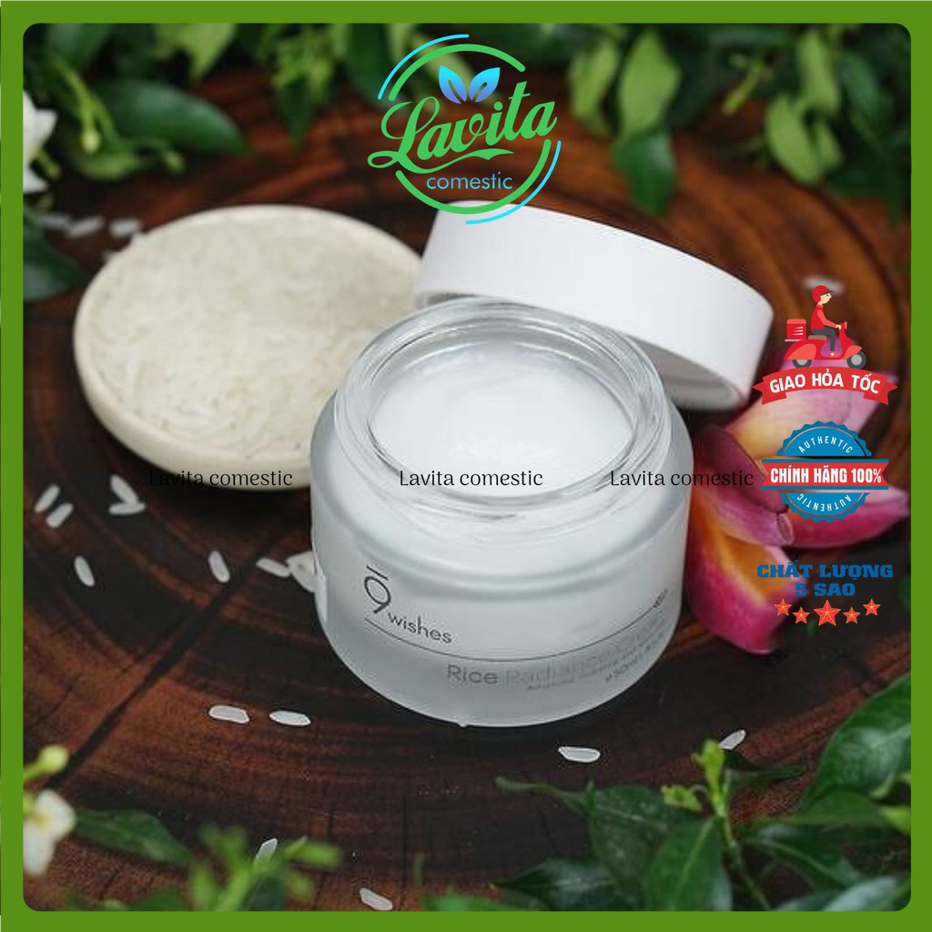 Kem Dưỡng Trắng 9wishes Rice Radiance Cream