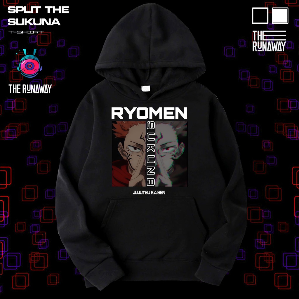 Áo Hoodie Jujutsu Kaisen:  Split Sukuna Nam / Nữ by The Runaway