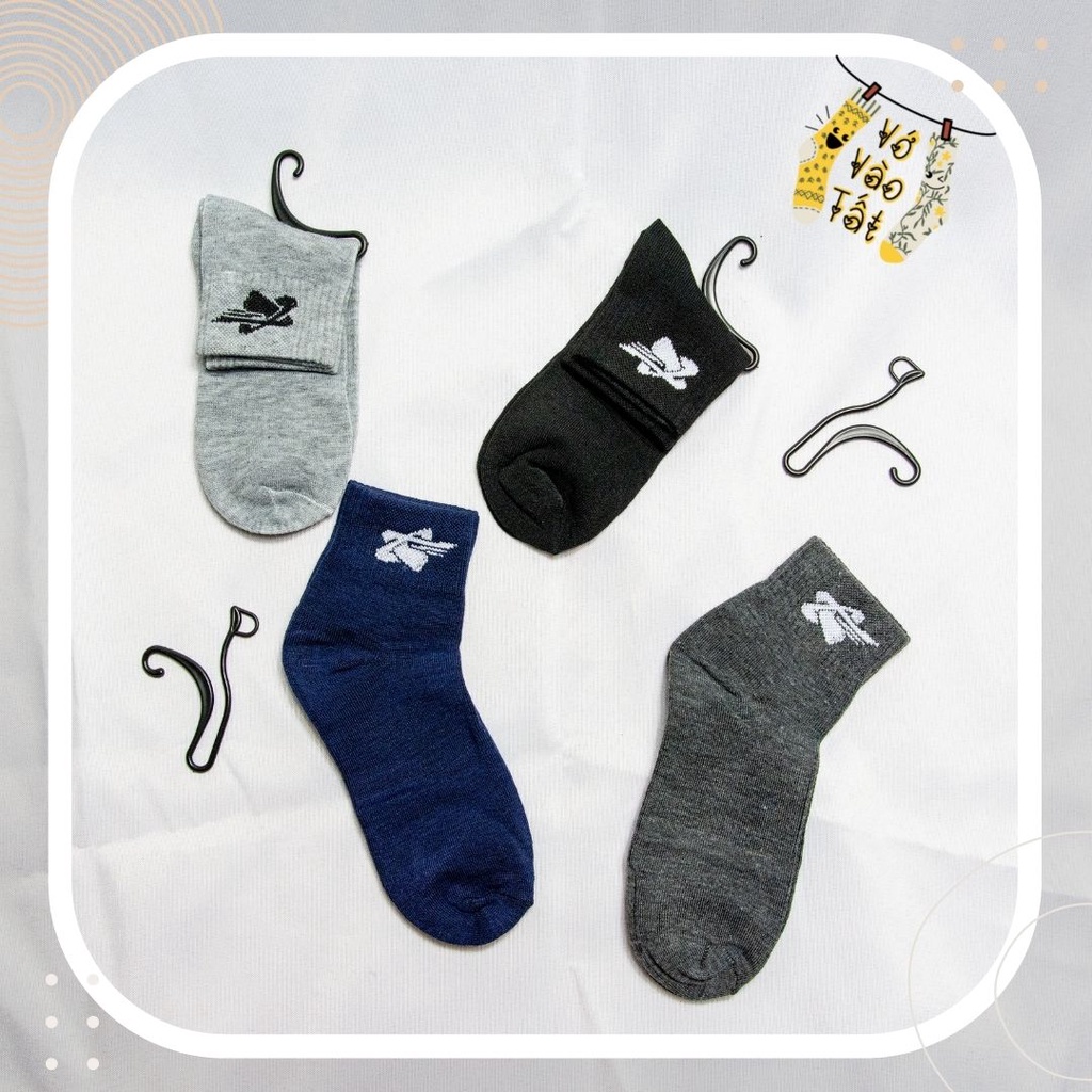 TẤT VỚ NAM MÀU CƠ BẢN CÓ CỔ