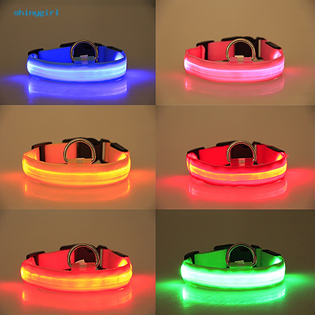 Vòng Cổ Nilon Có Đèn Led Phát Sáng Cho Thú Cưng