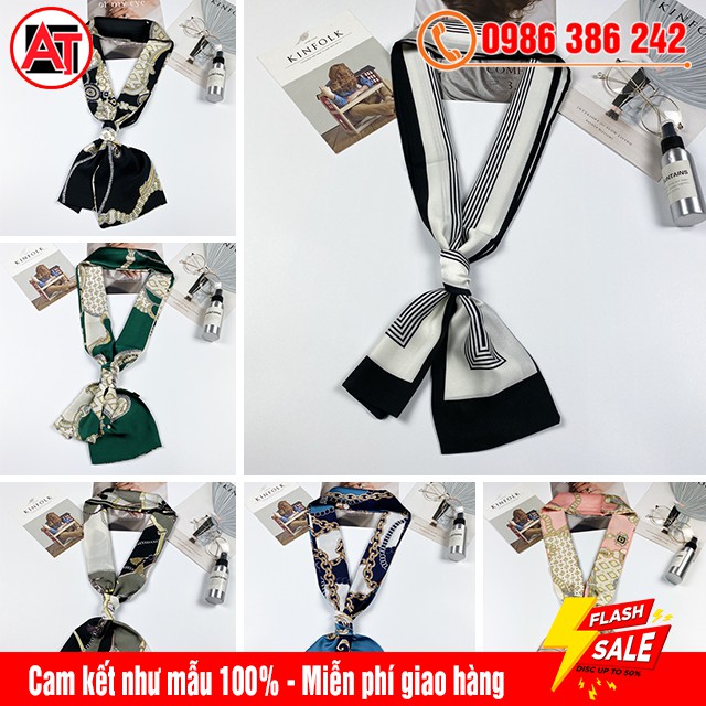 Khăn Ruy Băng Lụa Cột Tóc Hàn Quốc Nữ ( 145x15 cm)