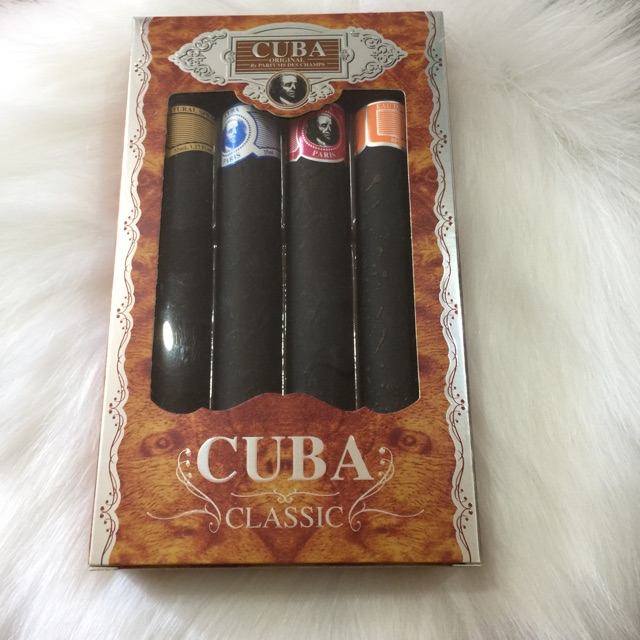 Set nước hoa CuBa For Men (4x35ml) - Chính Hãng