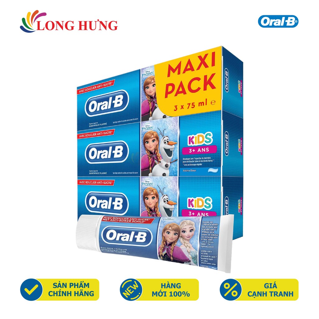 Kem đánh răng trẻ em Oral-B Disney Frozen 3+