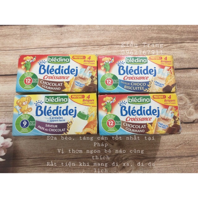 SỮA BLEDINA HÀNG XÁCH TAY ĐỦ BILL