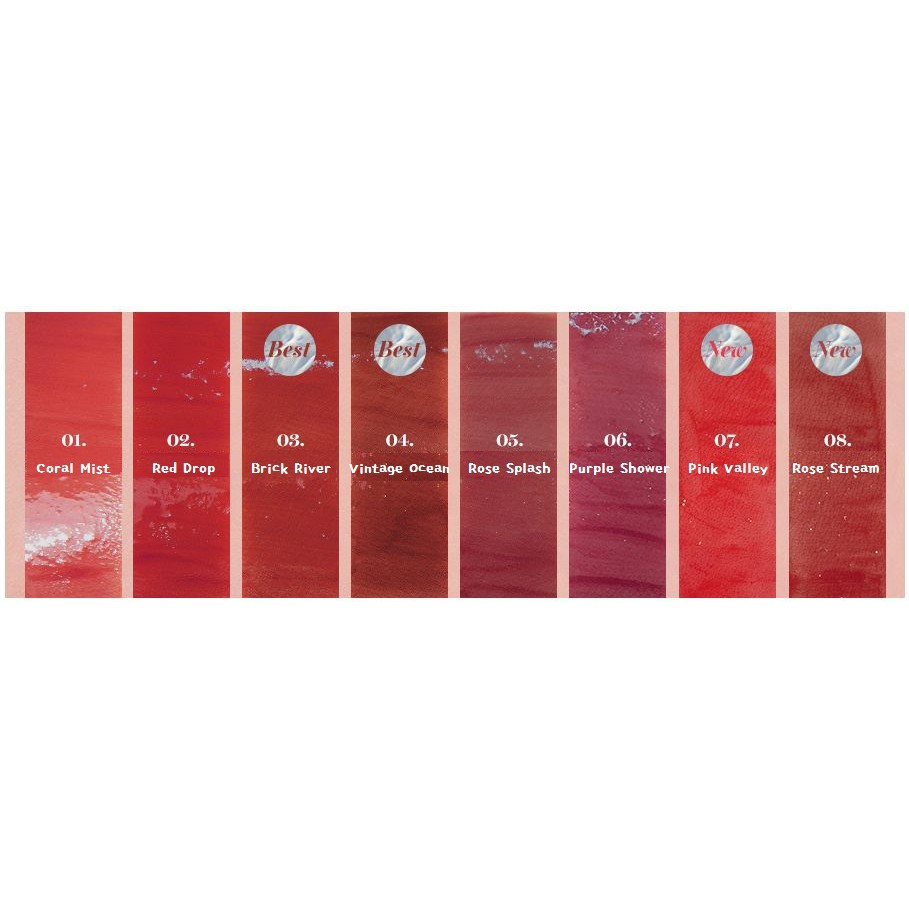 [FULL MÀU] Son Tint Nước Siêu Lì, Lâu Trôi Romand Glasting Water Tint 4g