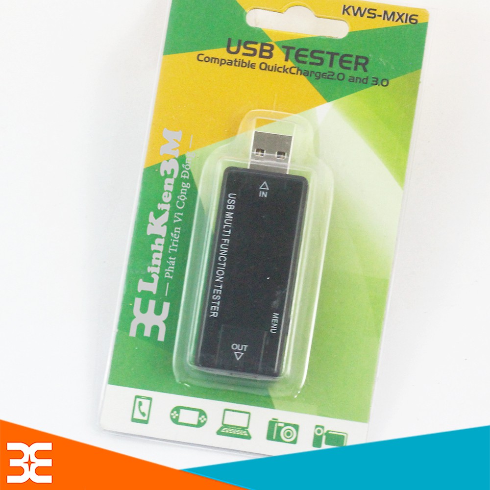 [Tp.HCM] USB Đo Dòng - Đo Áp Tester V4 4V-30V 3.5A MX16