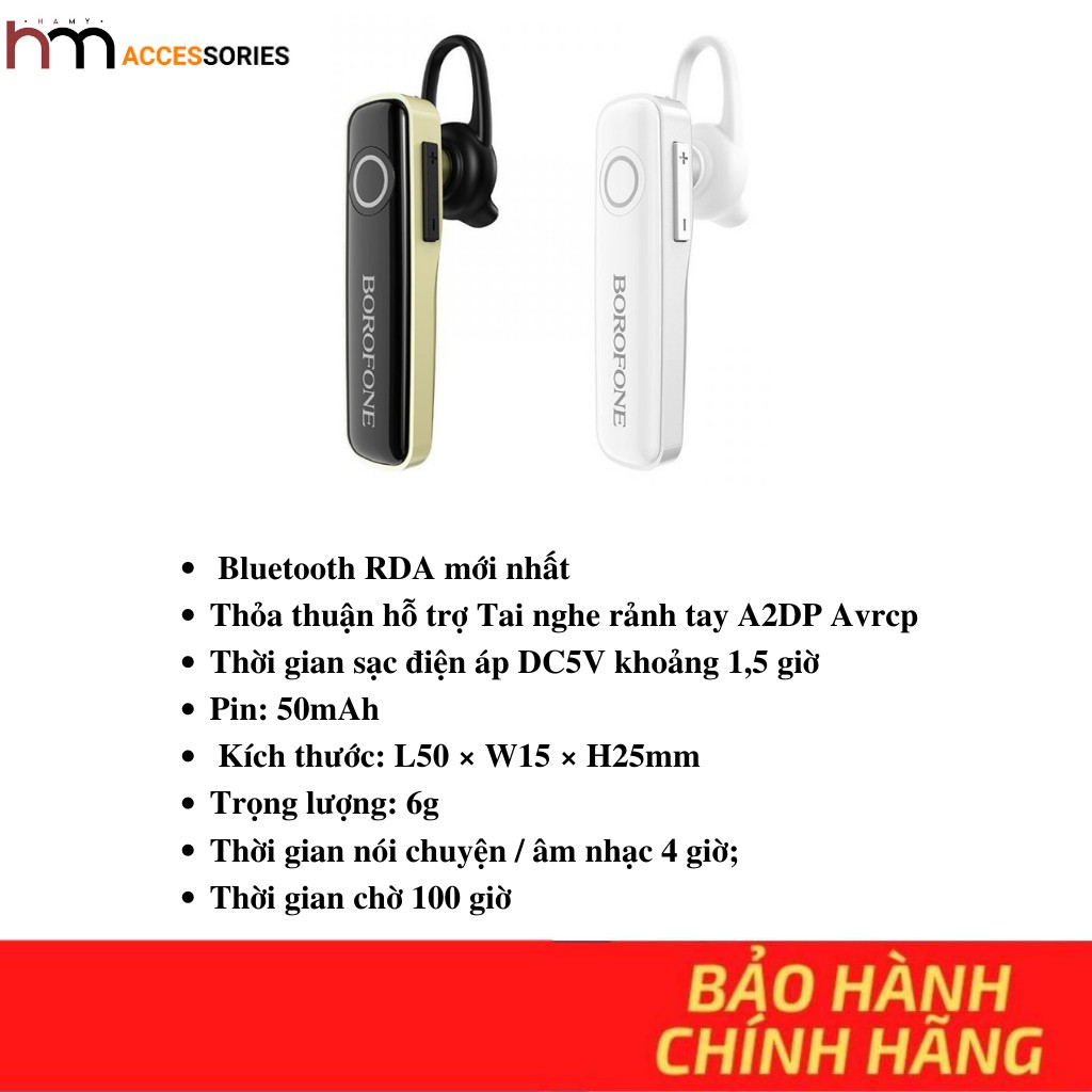 [CHÍNH HÃNG] Tai nghe Bluetooth không dây BOROFONE BC27 chính hãng 1 ĐỔI 1 | BigBuy360 - bigbuy360.vn