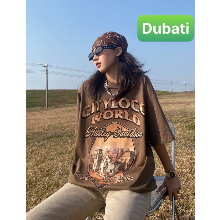 ÁO THUN NỮ NAM CITYLOCO PHOM FORM RỘNG TAY LỠ PHONG CÁCH HOT TREND 2023 - DUBATI FASHION