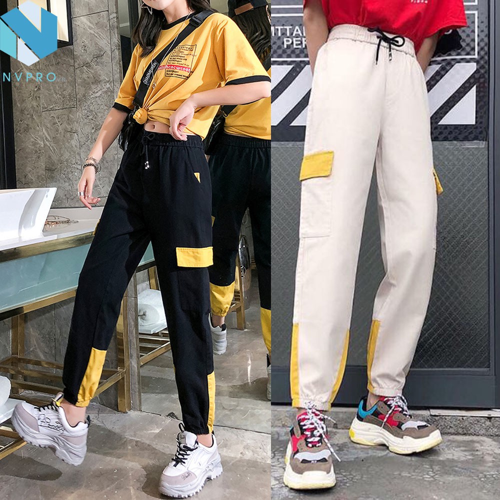 Quần jogger nam nữ túi hộp chất kaki dày dặn, mẫu mới Hàn Quốc A136