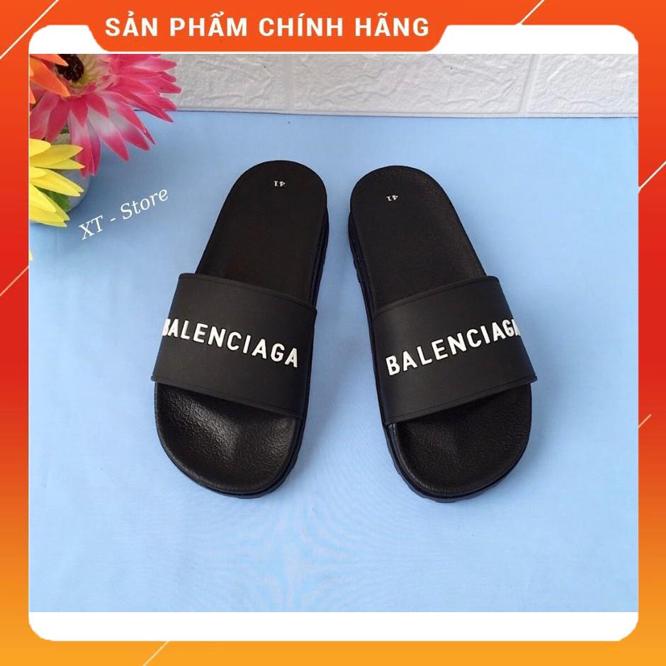 ⚡️[Cực chất] Dép nam Thời TRang Chữ Balen trắng Cho Nam Nữ - Hàng Thời Trang Cao Cấp