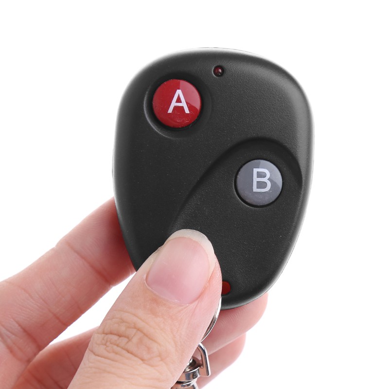 Remote điều khiển cửa gara 2 nút A B DC12V 433MHz chất lượng cao